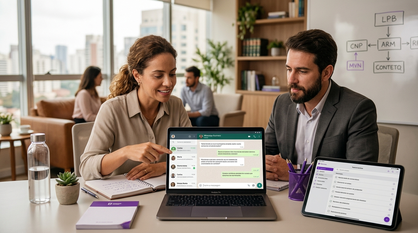 Como fazer follow-up no WhatsApp em Advocacia sem parecer insistente