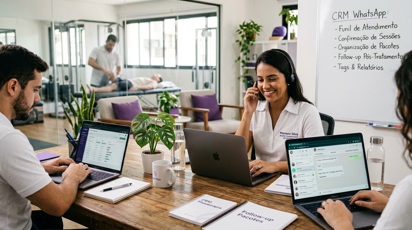 CRM de WhatsApp para Fisioterapia: como não perder conversas