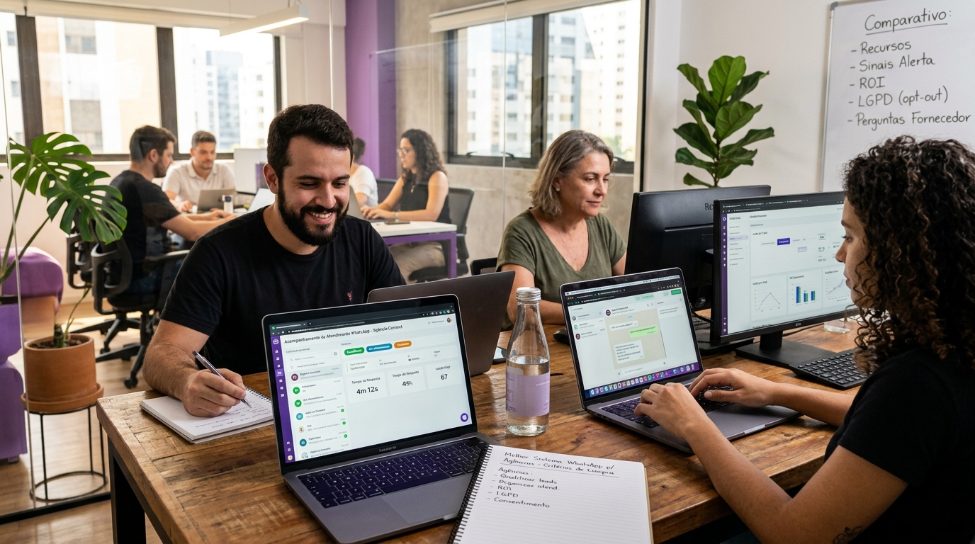 Melhor sistema de atendimento WhatsApp para Agências de marketing