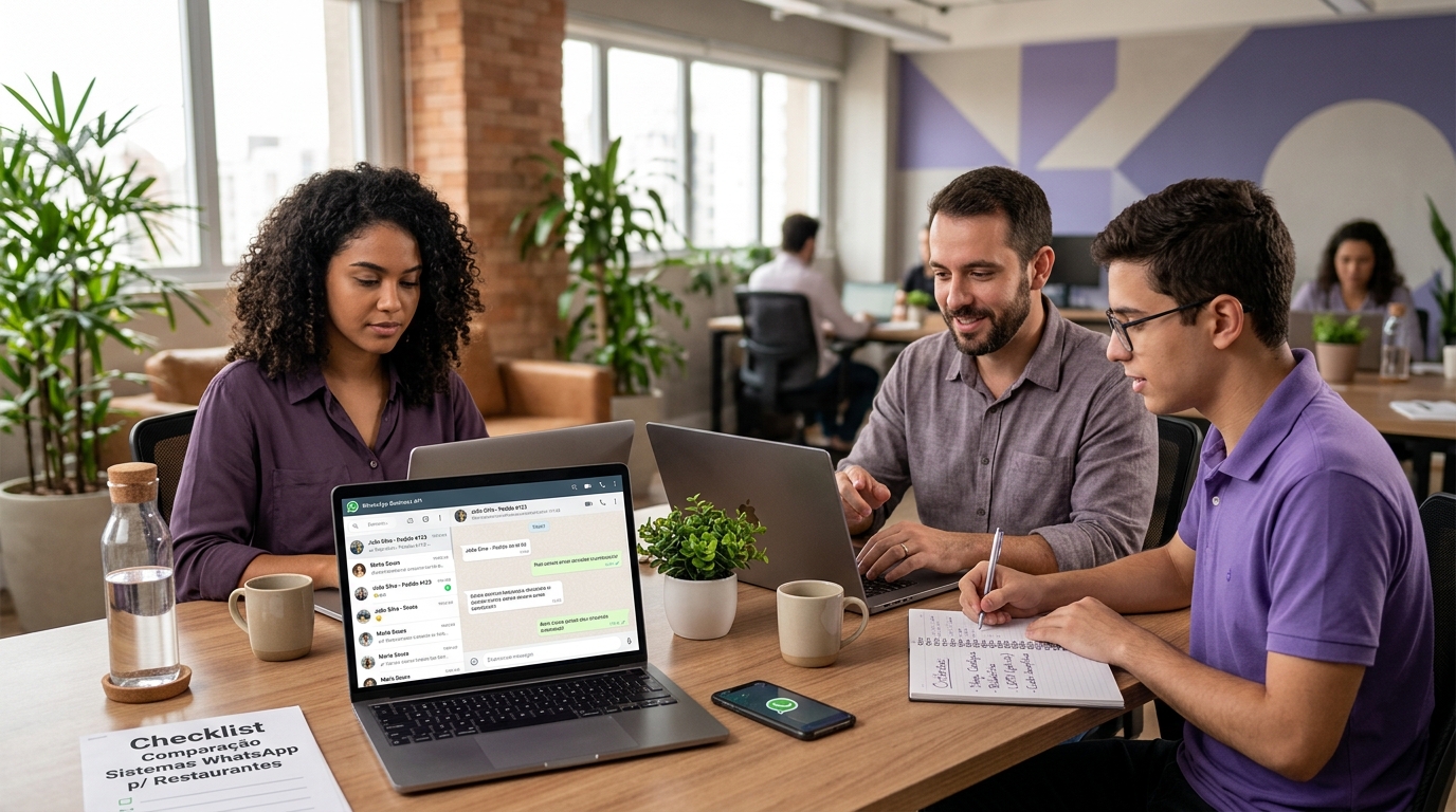 Melhor sistema de atendimento WhatsApp para Restaurantes e Delivery