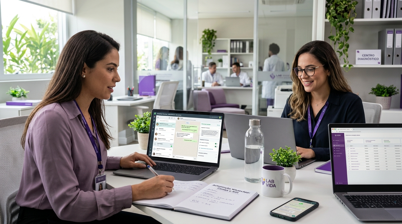 Quanto custa automatizar o WhatsApp em Laboratórios e Exames?