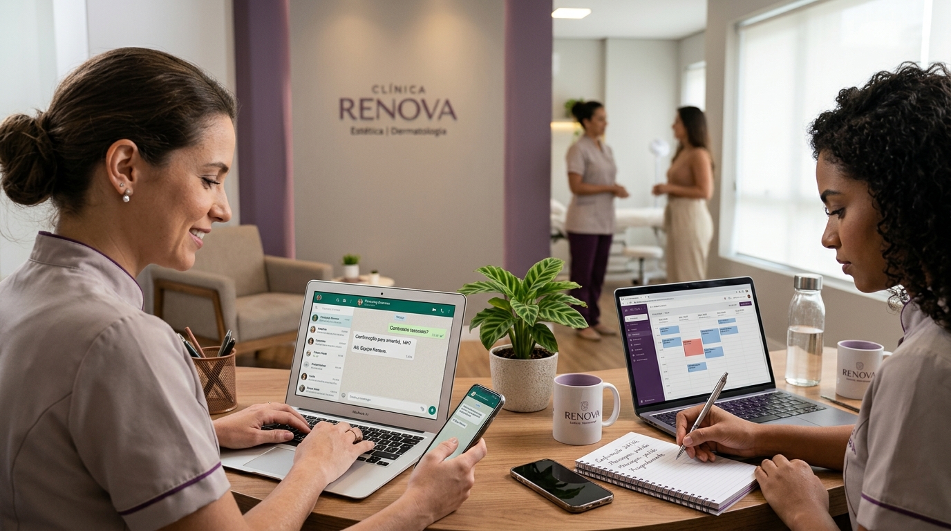 Como reduzir faltas e atrasos em Clínicas de estética usando WhatsApp